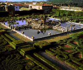 Villa lante: giardino all'italiana